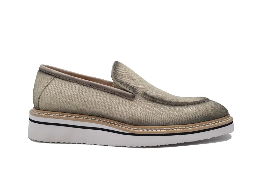 Burnished Linen Loafer - Image 5