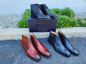 Carrucci Burnished Calf Chukka Boot - Rich Leather Style