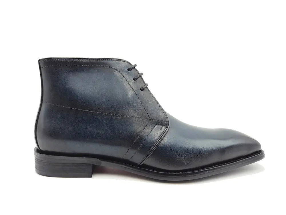 Carrucci Burnished Calf Chukka Boot - Rich Leather Style
