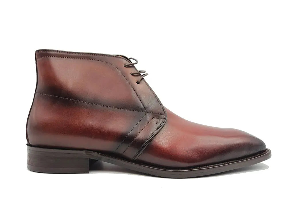 Carrucci Burnished Calf Chukka Boot - Rich Leather Style