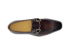 Carrucci Burnished Calfskin Horsebit Loafer
