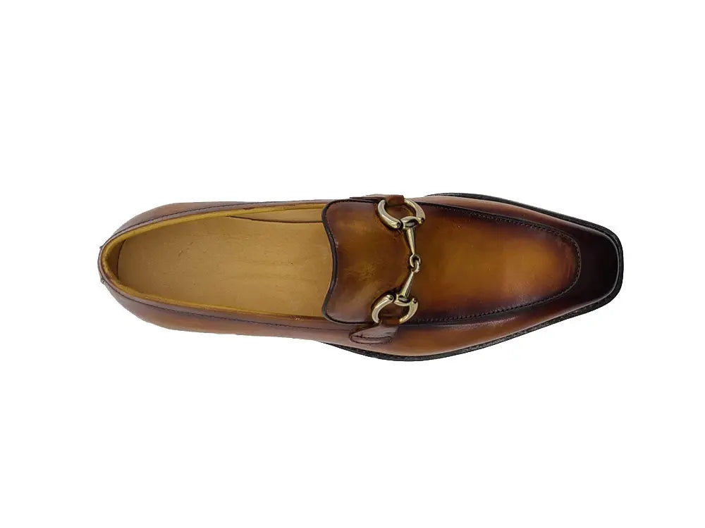 Burnished Calfskin Horsebit Loafer - Image 18