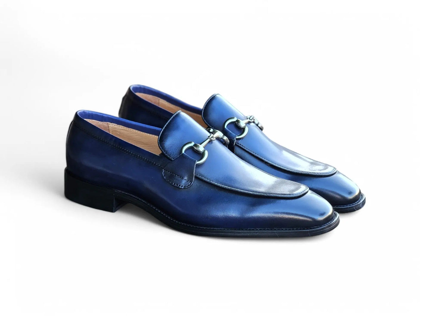 Burnished Calfskin Horsebit Loafer - Image 19