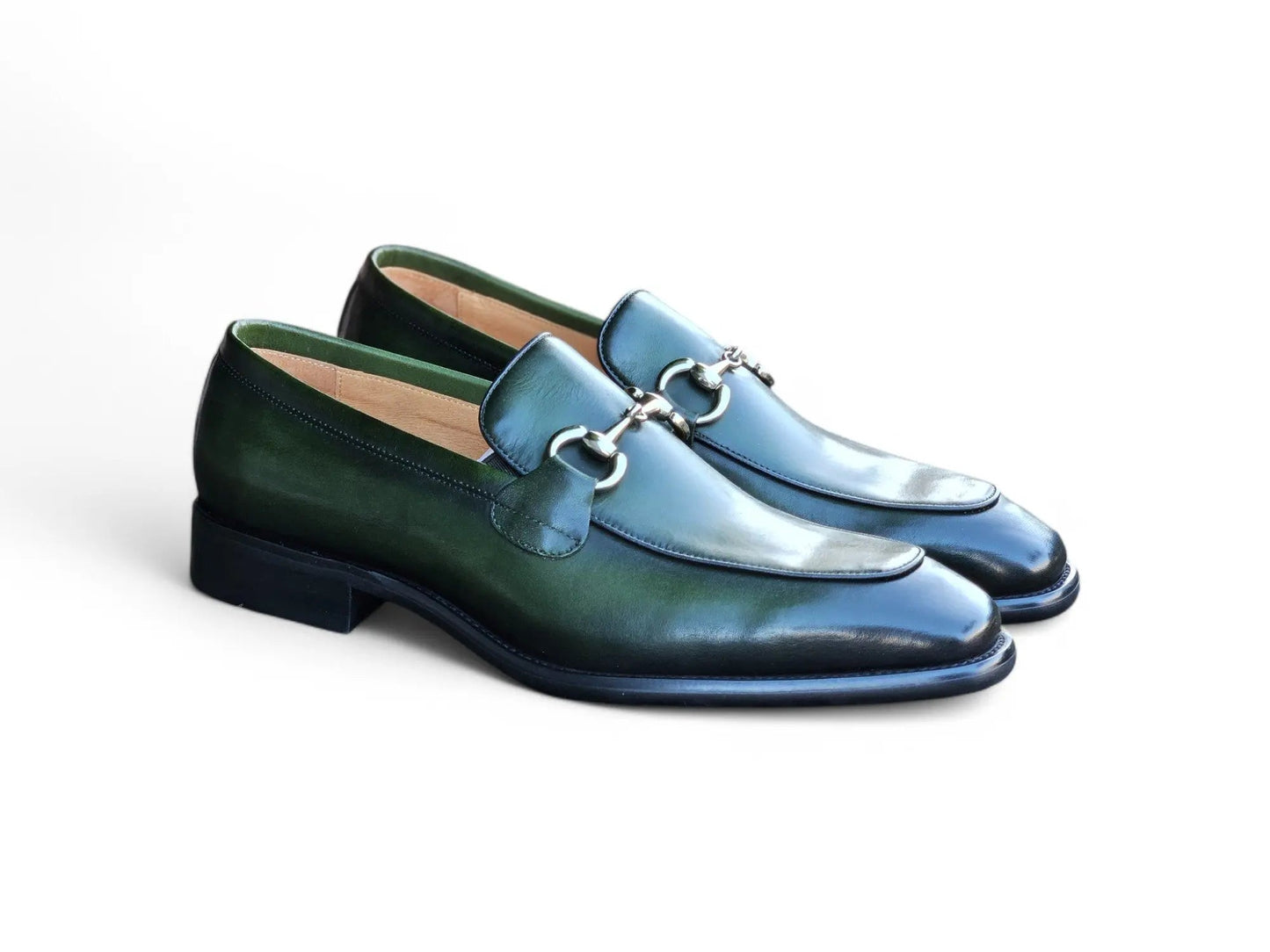 Burnished Calfskin Horsebit Loafer - Image 8