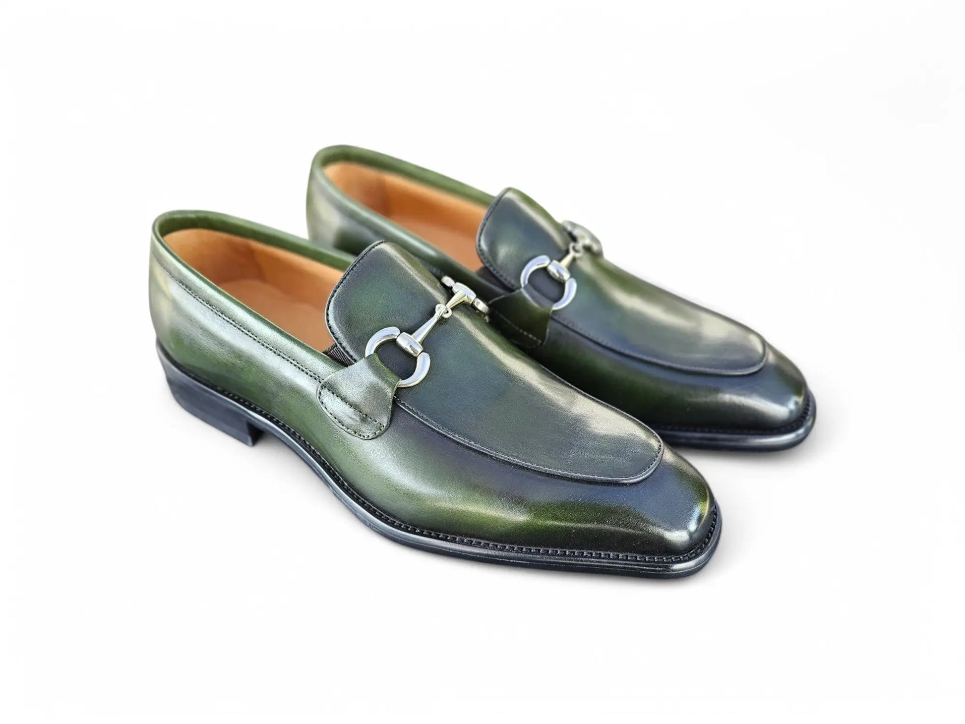 Burnished Calfskin Horsebit Loafer - Image 9