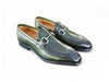 Carrucci Burnished Calfskin Horsebit Loafer