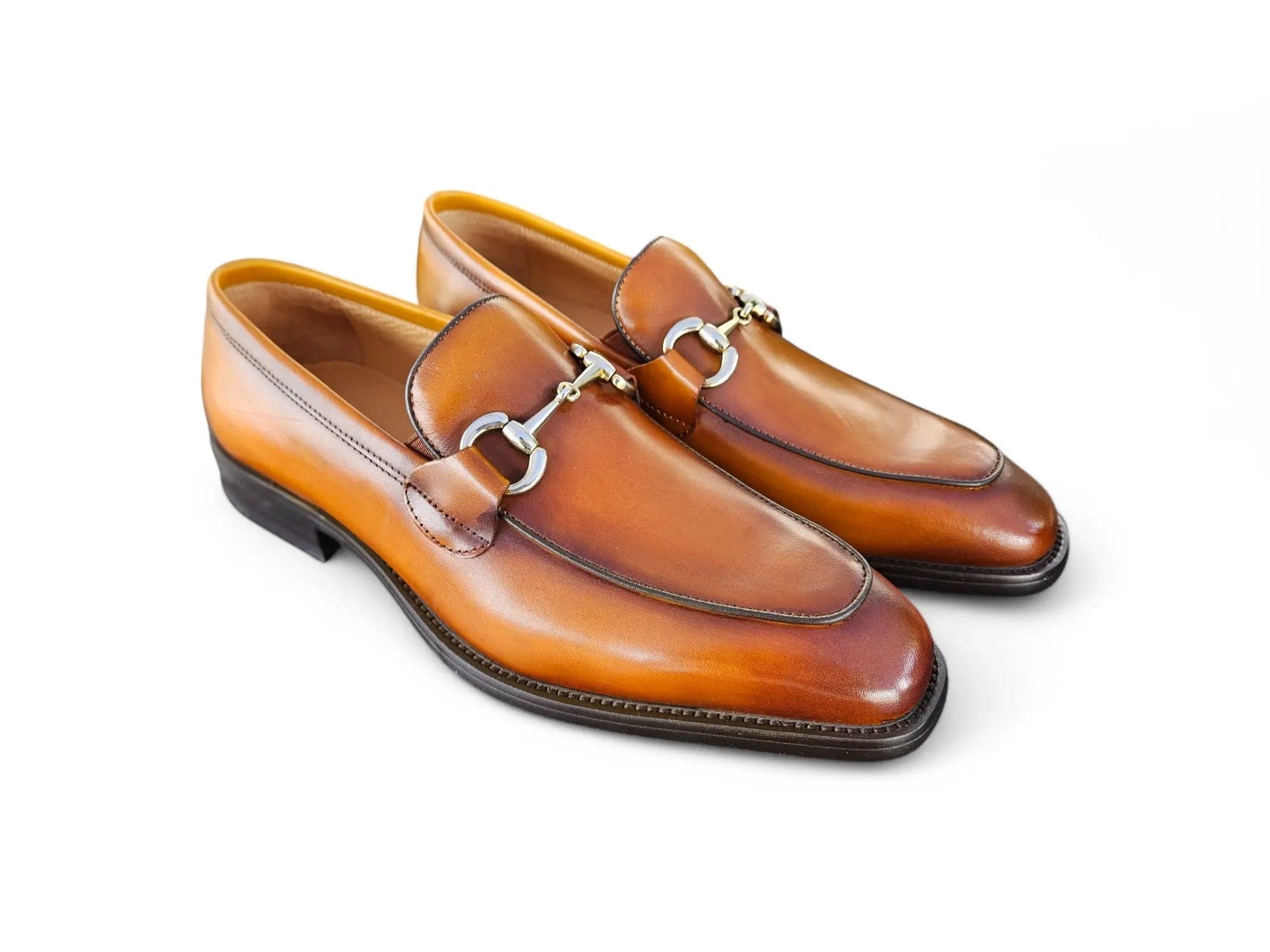 Burnished Calfskin Horsebit Loafer - Image 14