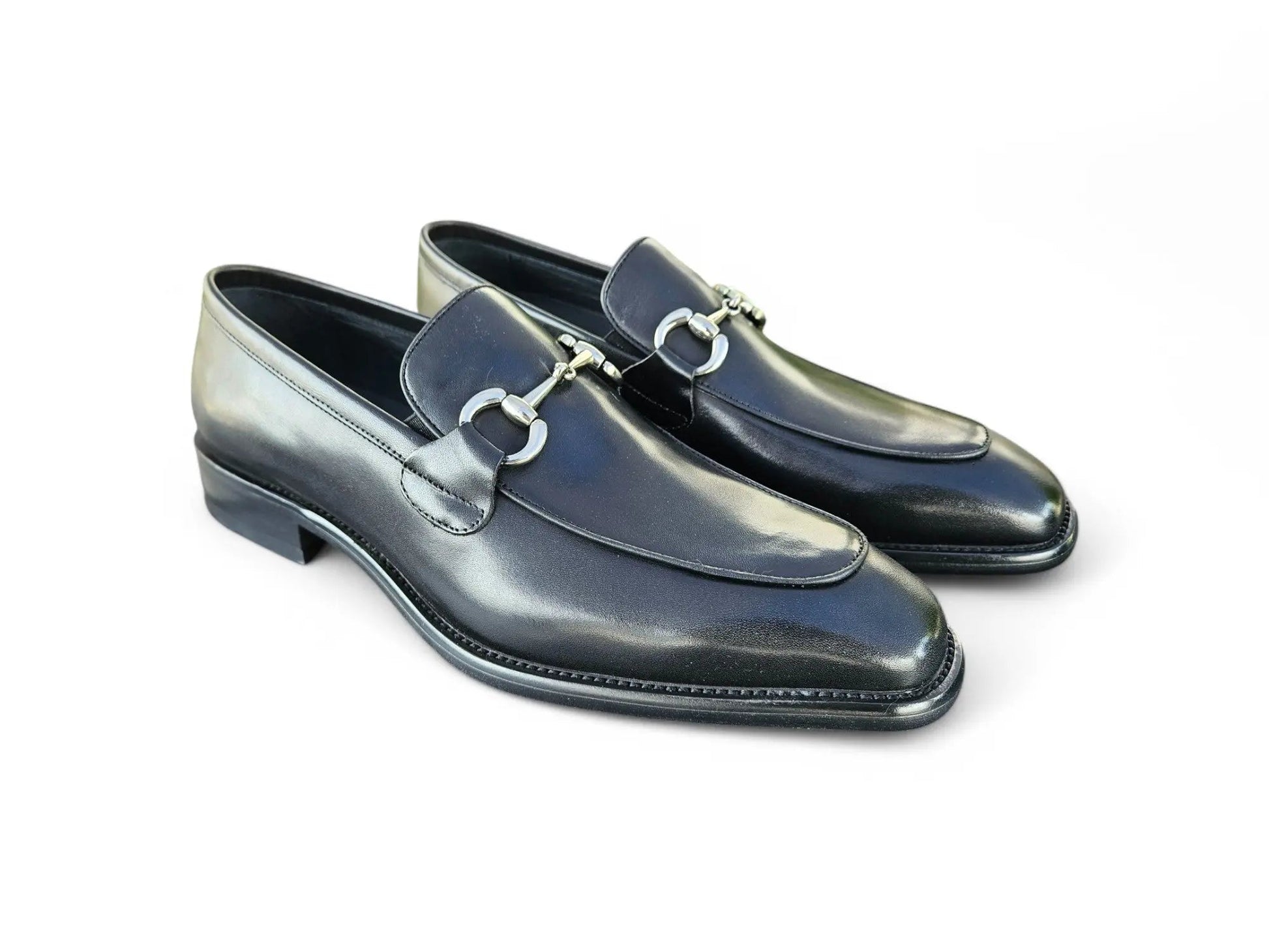 Burnished Calfskin Horsebit Loafer - Image 25
