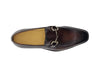 Carrucci Burnished Calfskin Horsebit Loafer - Luxury Italian Style