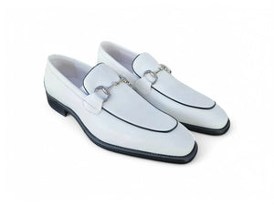 Carrucci Burnished Calfskin Horsebit Loafer - Luxury Italian Style