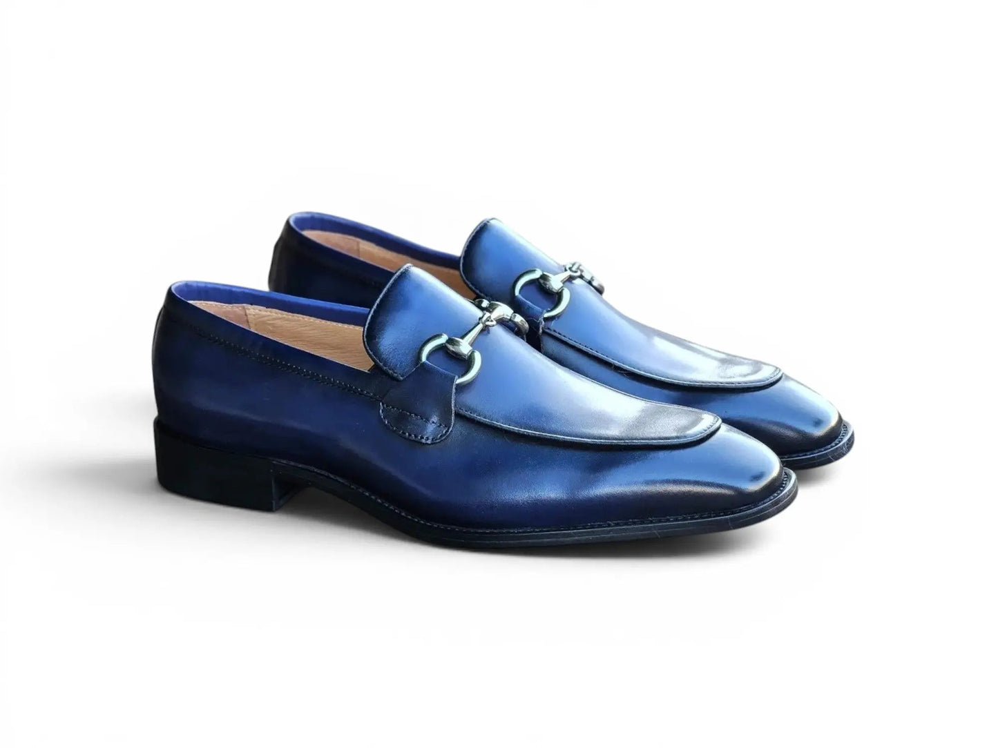 Carrucci Burnished Calfskin Horsebit Loafer - Luxury Italian Style