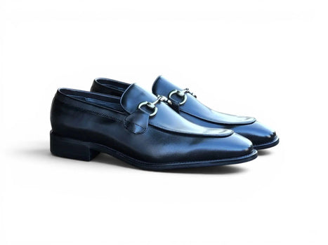 Carrucci Burnished Calfskin Horsebit Loafer - Luxury Italian Style