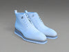 Burnished Calfskin Lace-Up Boot