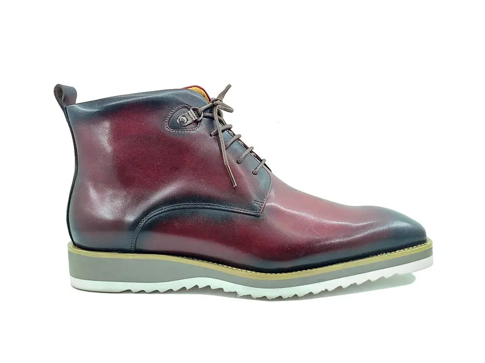 Burnished Calfskin Lace-Up Boot - Image 11