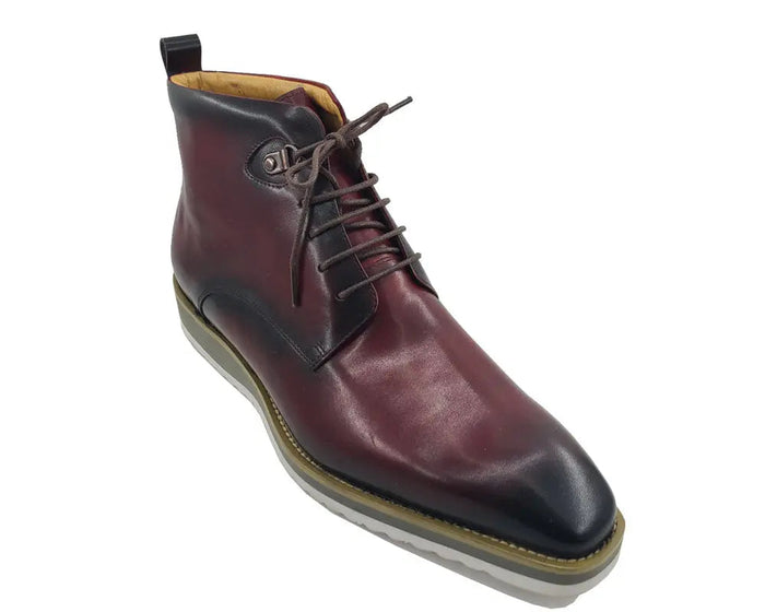 Burnished Calfskin Lace-Up Boot - Image 12