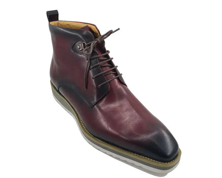 Burnished Calfskin Lace-Up Boot - Image 12