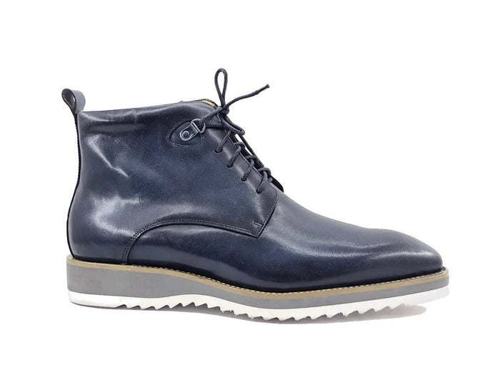 Burnished Calfskin Lace-Up Boot - Image 17