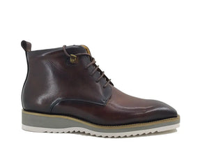 Burnished Calfskin Lace-Up Boot - Image 2