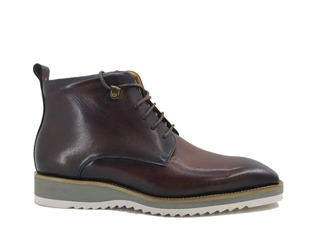 Burnished Calfskin Lace-Up Boot - Image 2