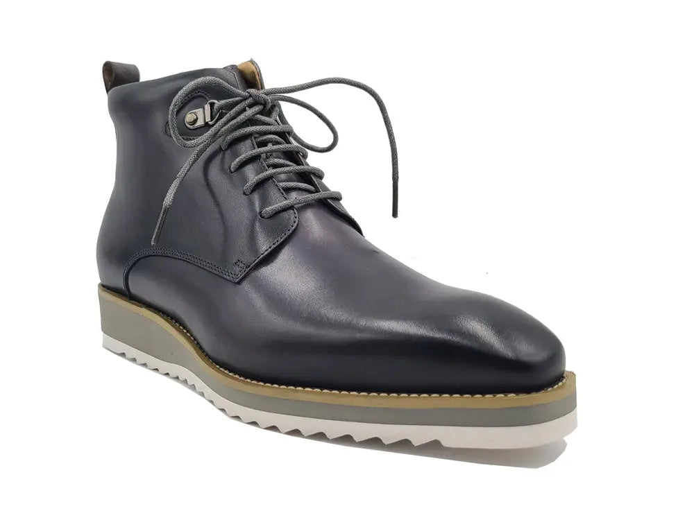Burnished Calfskin Lace-Up Boot - Image 24