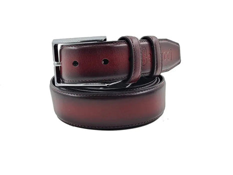 Burnished Calfskin Leather Belt - Image 6