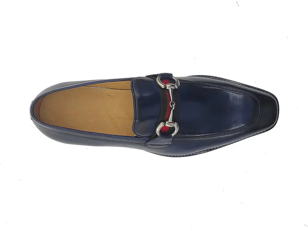 Carrucci Burnished Calfskin Loafer - Luxury Slip-On Shoe