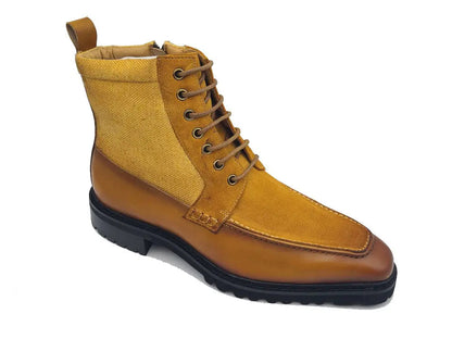 Burnished Calfskin & Suede Slip-On Boot - Image 12