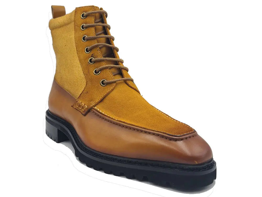 Burnished Calfskin & Suede Slip-On Boot - Image 13