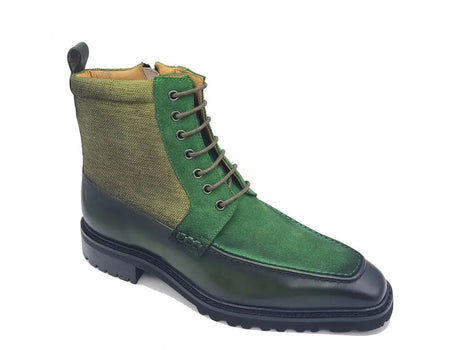 Burnished Calfskin & Suede Slip-On Boot - Image 16