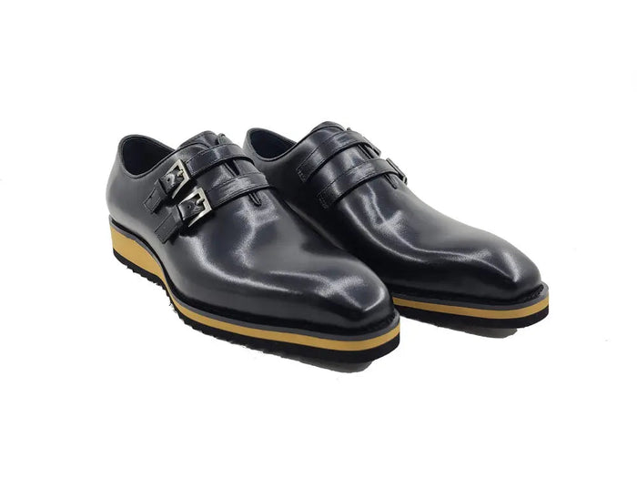 Burnished Double Monk Whole Cut Shoe - Image 2