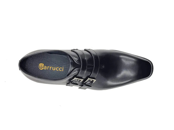 Burnished Double Monk Whole Cut Shoe - Image 5