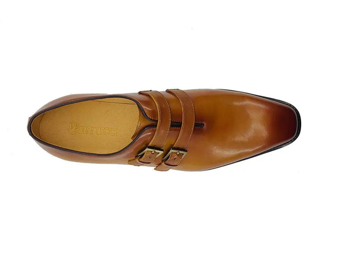 Burnished Double Monk Whole Cut Shoe - Image 9