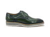 Carrucci Burnished Lace-up Leather Derby
