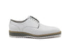 Carrucci Burnished Lace-up Leather Derby