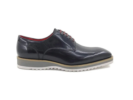 Carrucci Burnished Leather Derby Lace-Up Shoe