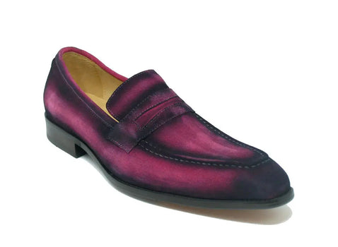 Burnished Suede Penny Loafer - Image 4