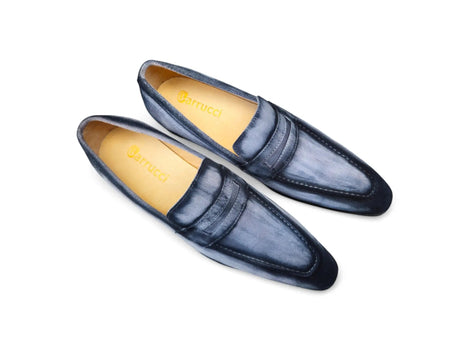 Burnished Suede Penny Loafer - Image 5