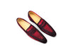 Burnished Suede Penny Loafer