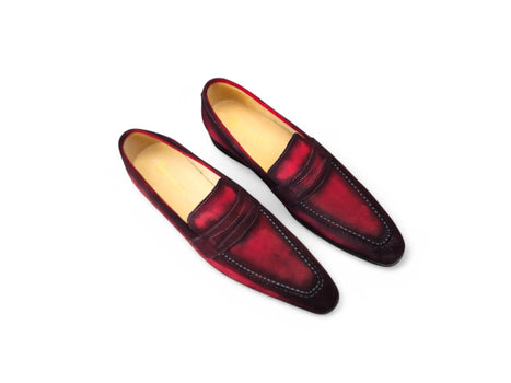 Burnished Suede Penny Loafer - Image 6