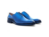 Carrucci Burnished Two-Tone Leather Wholecut Oxford