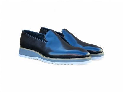 Burnished Wholecut Loafer Lightweight Sole - Image 11
