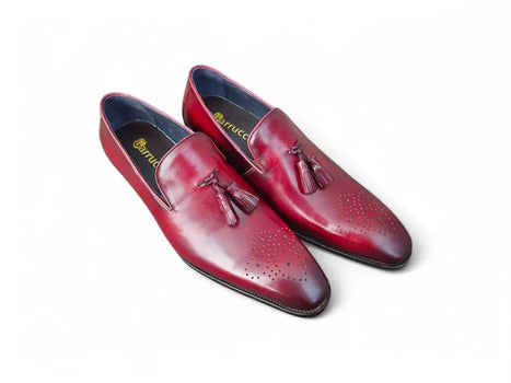 Carrucci Burnished Leather Wholecut Tassel Loafer