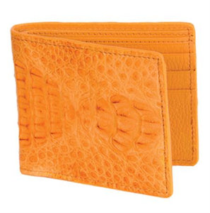 Men's Genuine Exotic Animal Skin Wallet ~ billetera ~ CARTERAS Buttercup Genuine Crocodile Card Holder Wallet