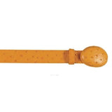 Cinto De Avestruz - Cinto Vaquero Buttercup Ostrich Print