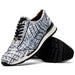 Marco Di Milano Alonzo Men's Shoes Genuine Caiman Crocodile Casual Sneakers