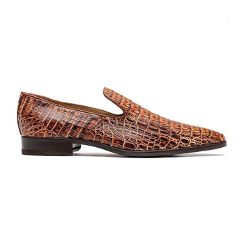 Marco Di Milano Trento Men's Shoes Genuine Caiman Crocodile Slip-on Loafers - Image 6