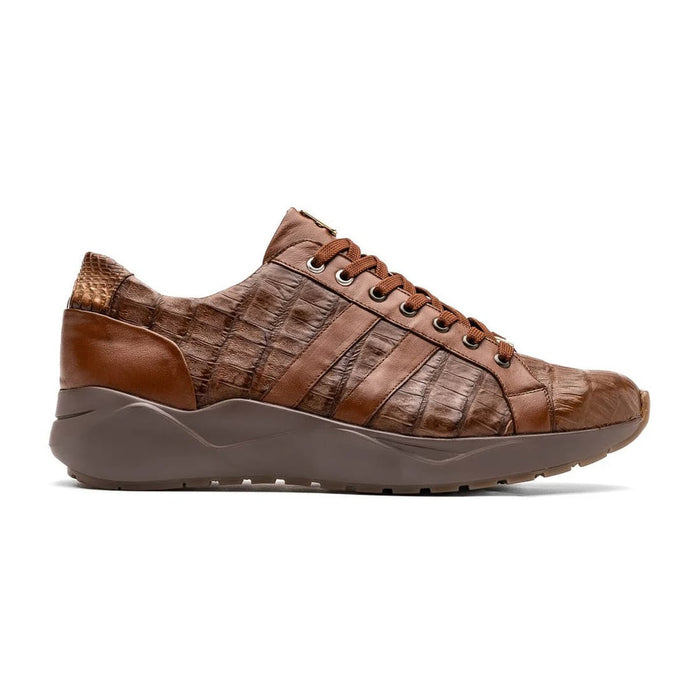 Marco Di Milano Nino Men's Shoes Bay Apache Sleek Genuine Caiman Crocodile Fashion Sneaker - Image 2