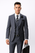 CALABRIA GREY Statement Suits Clothing Confidence Plaid Suit