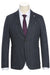 Saco vaquero - Western Sport Coat - Western Blazer- Mens Slim Fit Half Canvas Patch Pocket Summer Cotton Blazer In Charcoal Grey Mini Check