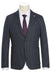 Saco vaquero - Western Sport Coat - Western Blazer- Mens Slim Fit Half Canvas Patch Pocket Summer Cotton Blazer In Charcoal Grey Mini Check